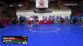 160 lbs Placement Matches (16 Team) - Thomas Grinnell, CMWA vs Eli Montoya, SAWA