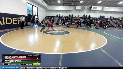 220 lbs Cons. Round 2 - Jonathan Velasquez, Eisenhower vs Anthony Garcia, Paramount