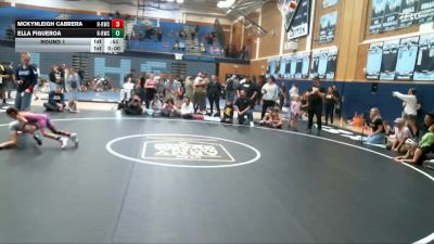 60-65 lbs Round 1 - Ella Figueroa, RWC - Roy Wrestling Club vs Mckynleigh Cabrera, RWC - Roy Wrestling Club