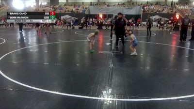 40 lbs 3rd Place Match - Banks Caho, Cleveland Wrestling Club vs John Harmon, Ground Zero Wrestling Club