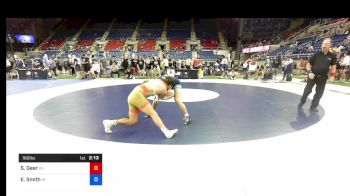 160 lbs Cons 32 #1 - Skyler Geer, Kansas vs Ethan Smith, Indiana