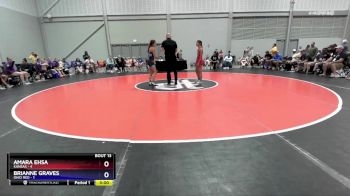 105 lbs Round 5 (6 Team) - Amara Ehsa, Kansas vs Brianne Graves, Ohio Red