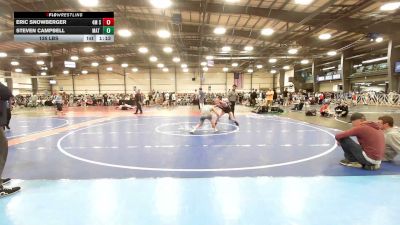 135 lbs Rr Rnd 3 - Eric Snowberger, 4M Strength - MS vs Steven Campbell, Mat Warriors Gold MS - MS