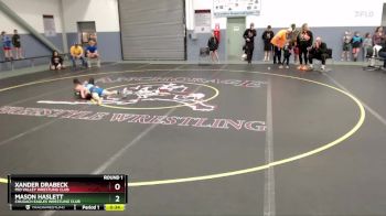 63 lbs Round 1 - Mason Haslett, Chugach Eagles Wrestling Club vs Xander Drabeck, Mid Valley Wrestling Club