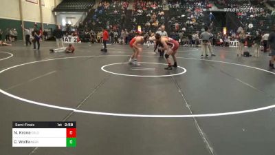 Semifinal - Nolan Krone, Colorado Mesa University vs Colton Wolfe, Nebraska