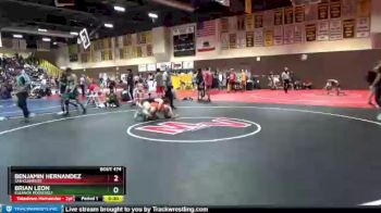 132 lbs Cons. Round 5 - Benjamin Hernandez, San Clemente vs Brian Leon, Eleanor Roosevelt