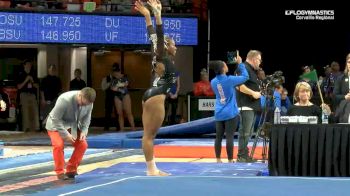 Destinee Davis - Floor, Oregon State - 2019 NCAA Gymnastics Regional Championships - Oregon State