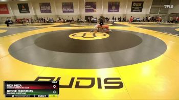 127-1 lbs Round 1 - Nick Meza, Valiant Wrestling Club vs Brodie Christmas, Ironclad Wrestling