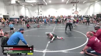 50 lbs Quarterfinal - Enzo Davis, Full Circle vs Jack Keith, Mighty Warriors Wrestling Acad