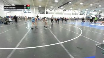 130 lbs Semifinal - Dominic Casdia, Dirty Den WC vs Calvin Grondin, Smittys Wrestling Barn