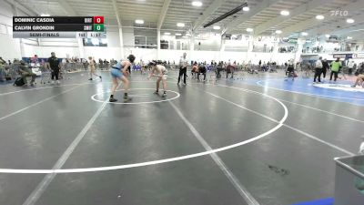 130 lbs Semifinal - Dominic Casdia, Dirty Den WC vs Calvin Grondin, Smittys Wrestling Barn