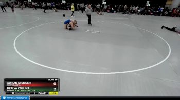 125 lbs Champ. Round 2 - Adrian Steidler, North Dakota vs Dealya Collins, Mineral Point Wrestling Club