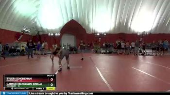 182 lbs Round 1 (4 Team) - Tyler Schoneman, Random Lake vs Carter Nickelson-Sinclair, Woodbury