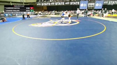 Boys 1B/2B 126 Champ. Round 2 - Cooper Phillips, Colfax vs Cameron Mathia, St. John-Endicott