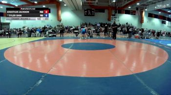 120 lbs Champ. Round 2 - Jonathan Jackson, Clinic Wrestling FXBG vs Tyler Shin, Palm Wrestling Academy