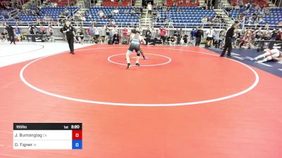 165 lbs Cons 32 #2 - Junior Bumanglag, CA vs Dominic Tigner, IA