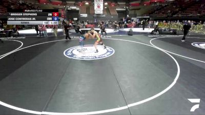 132 lbs Semis - Bridger Stephens, Ebbetts Pass Wrestling vs Jose Contreras Jr., Espana Wrestling