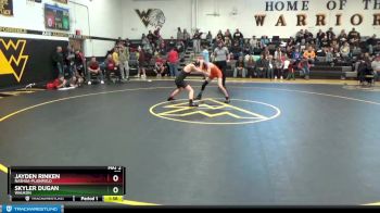 113 lbs Semifinal - Jayden Rinken, Nashua-Plainfield vs Skyler Dugan, Waukon