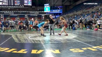 127 lbs Cons 8 #1 - Kearanie Johnson, Oklahoma vs Andrea Schlabach, Ohio