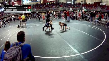 89 lbs Champ. Round 2 - Serenity Beck, Overton vs Victoria Couch, Grand Island Legacy Girls Wrestling Club