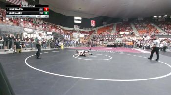 113 lbs Semifinal - Luke Martin, Andale HS vs Lane Allen, Paola HS