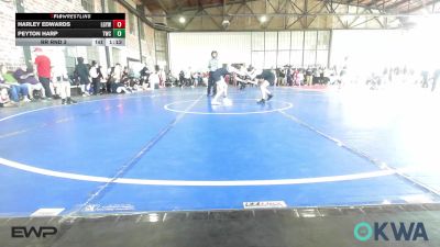 105 lbs Rr Rnd 3 - Harley Edwards, Locust Grove Youth Wrestling vs Peyton Harp, Tahlequah Wrestling Club