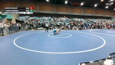 150 lbs Cons. Round 5 - Owen Romesha, Modoc vs Darren Brooks, Mcqueen