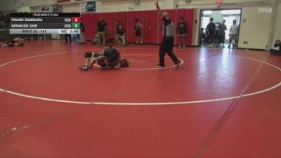141 lbs Champ. Round 2 - Spencer Ohr, Cerritos College vs Frank Zambada, Palomar College