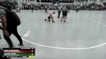 157 lbs Cons. Round 5 - Parker Casey, Sebolt Wrestling Academy vs Cole Kansteiner, Nebraska Wrestling Academy