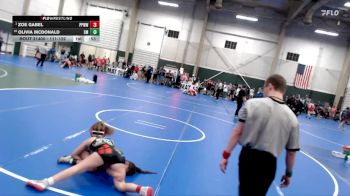 111-122 lbs Champ. Round 1 - Zoe Gabel, Pikes Peak Warriors Wrestling vs Olivia Mcdonald, SEM Mustangs