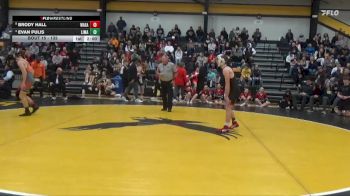 132 lbs Quarterfinal - Evan Pulis, Linn-Mar vs Brody Hall, Waterloo East
