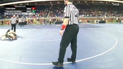 D2-138 lbs Semifinal - Luke Egan, Cedar Springs HS vs Malachi Kapenga, Hamilton HS