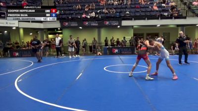 88 lbs Cons. Quarters - Cooper Heffelman, Legacy Boltz Wrestling Club vs Preston Silva, Ruthless Wrestling Club