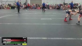 80 lbs Round 3 (4 Team) - Chris Pulis, Mat Warriors Black vs John Kenny, Xtreme Team
