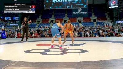 150 lbs Semis - Dallas Russell, GA vs Brandon Dean, CO