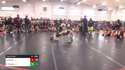 80 lbs Semifinal - Sullivan Bond, Tristate Elite vs Zachary Sandy, Jacket Wrestling Club