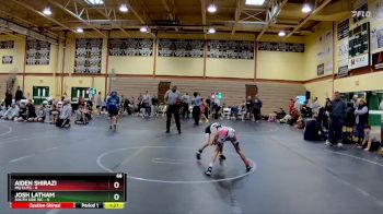 68 lbs Round 1 (10 Team) - Aiden Shirazi, MQ Elite vs JOSH LATHAM, South Side WC