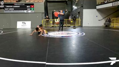 Schoolboys - 92 lbs Semis - Ajay Limon, California Grapplers vs Trevor Lambert, MTC - MANTANONA TRAINING CENTER