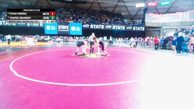 Boys 3A 215 lbs Champ. Round 2 - Gauge Seubert, Cheney vs Ryan Pineda, Mountlake Terrace