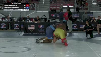 125 kg Cons. Quarters - Jonathan Aiello, OHIO RTC/ TMWC vs Demetrius Thomas, NYAC/Brown RTC