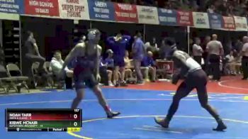 157 lbs Semis & 1st Wb (8 Team) - Kibwe McNair, Kutztown University vs Noah Tarr, Davis & Elkins