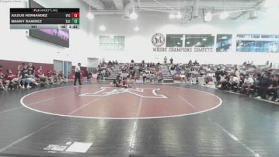 141 lbs Round 4 (6 Team) - Juleus Hernandez, Victor Valley College vs Manny Ramirez, Santa Ana College