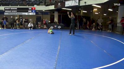 58 lbs 7th Place Match - Rhett Jenkins, Team PA vs Wesley Stott, Compound Wrestling