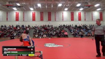 120 lbs 1st Place Match - Braden Hahlen, Cvca vs Sal Bonacuse, Revere