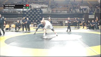 285 lbs Semifinal - Alex Bajoras, Wyoming Seminary vs Luks Zalota, Malvern