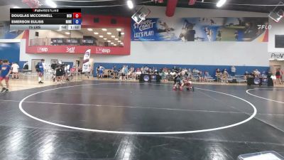 75 lbs Douglas McConnell, North Carolina Blue vs Emerson Euliss, Missouri Red