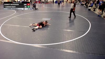 10U - 77 lbs Cons. Round 5 - Everett Seckerson, Chatfield Wrestling vs Landon Kratt, Summit Wrestling Academy