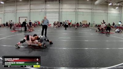 105 lbs Semifinal - Dakota Sandy, Mat Assassins vs Dominique Herbert, Wolfpack