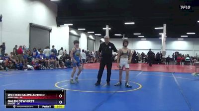 110 lbs Round 3 (8 Team) - Weston Baumgartner, Maryland vs Galen Dewhirst, Kansas