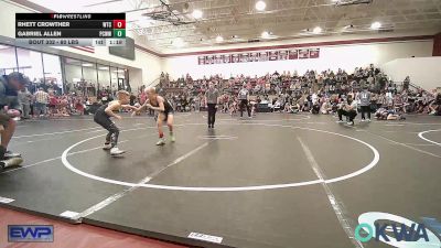 80 lbs Rr Rnd 2 - Rhett Crowther, Wichita Training Center vs Gabriel Allen, Ponca City Wildcat Wrestling